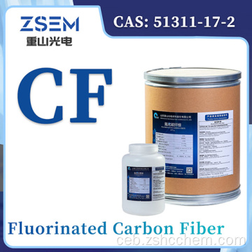 Fluorined Carbon Fiber CAS: 51311-17-2 Fluorocarbon Industrial Materials Materyal sa bateryaSolid nga pagpadaghan